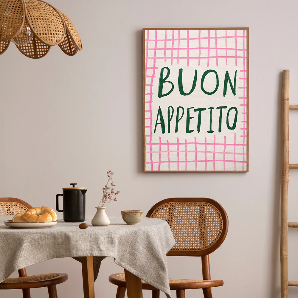 Buon Appetito Pink Green - Image 2