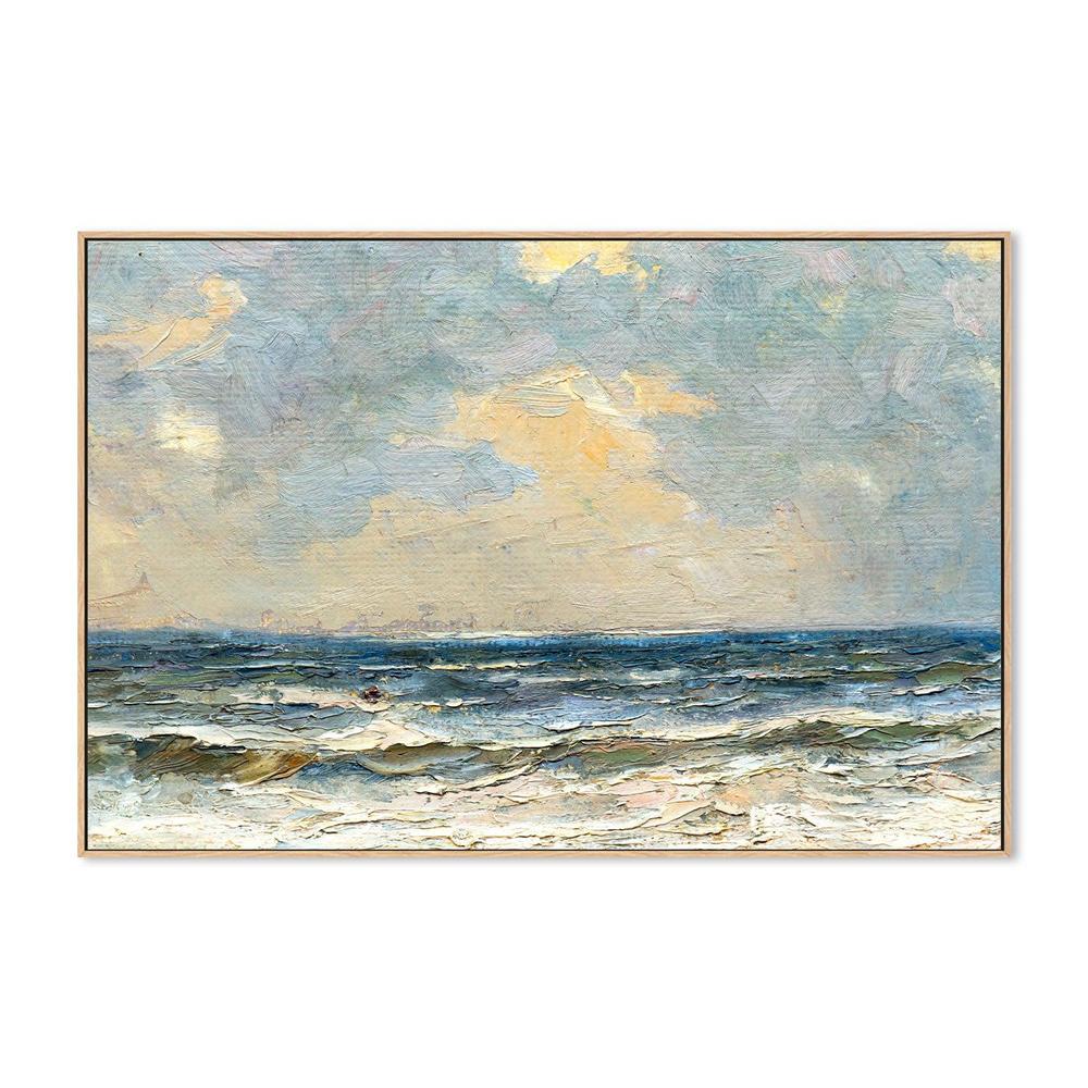 By The Shore , Hand-painted Canvas - Image 5