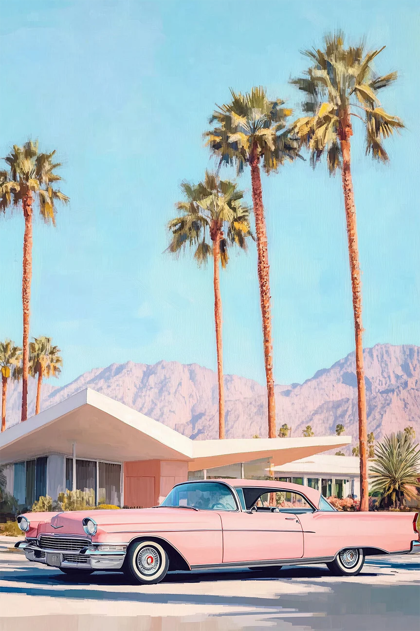 California Vintage Car Prints