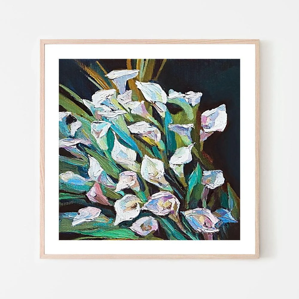 Calla Lily , Hand-painted Canvas - Image 6