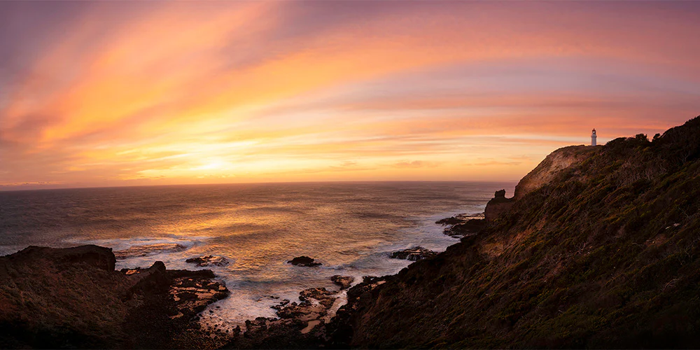 cape schanck lighthouse sunset
