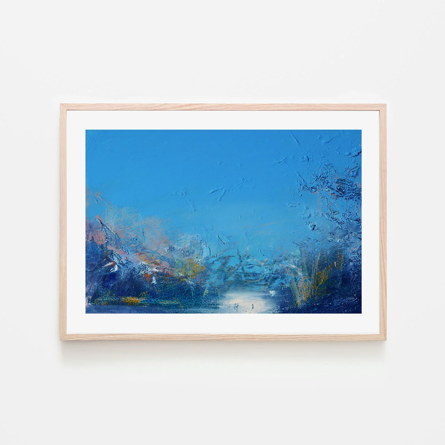 Cerulean Sky , Hand-Painted Canvas - Image 6