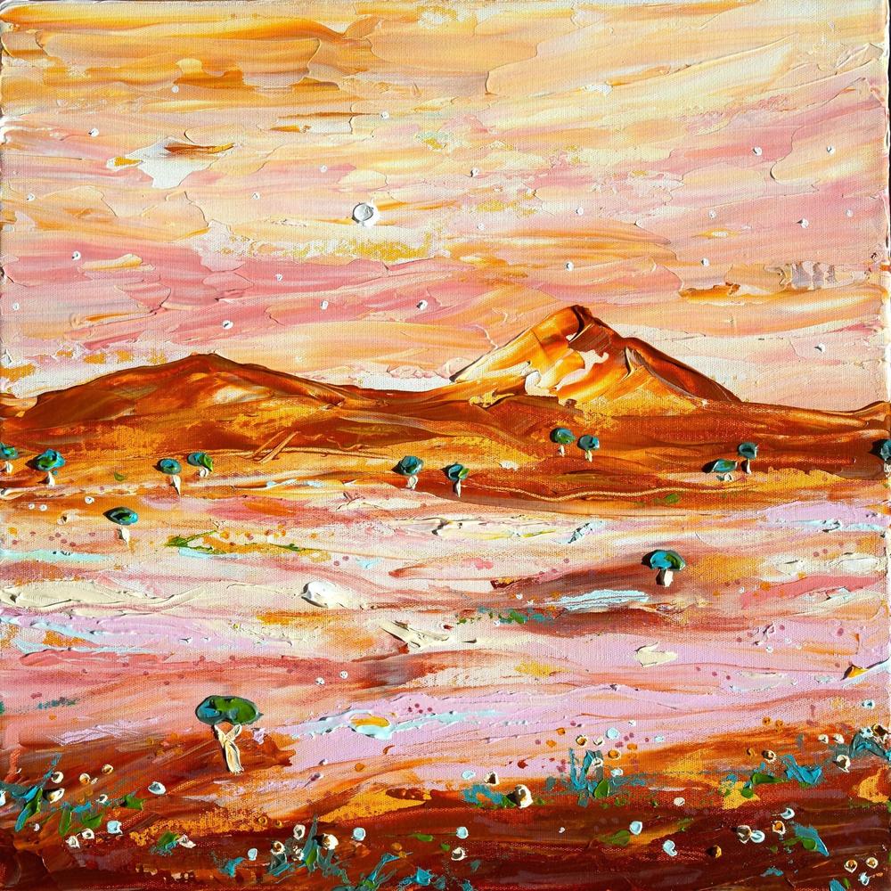 Champagne Sunset , Original Artwork - Image 3