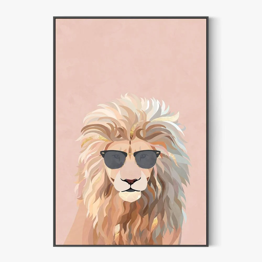 Chic Lion In Sunglasses - Image 3