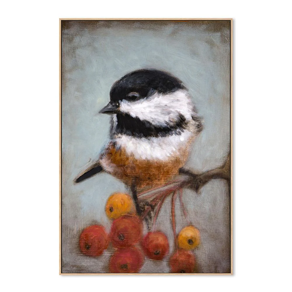 Chickadee And Winter Berries - Image 4