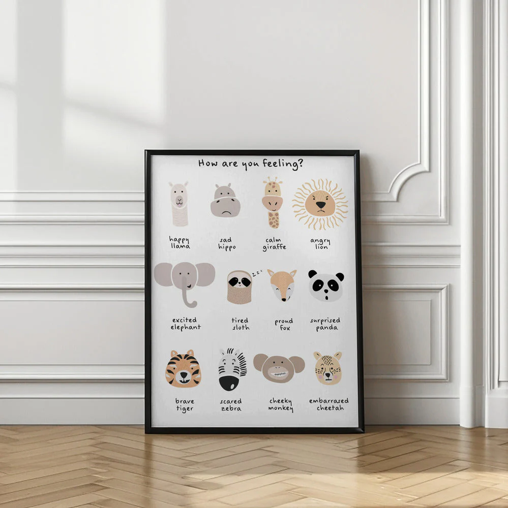Children's calming meditation emotions print 1 - Image 8