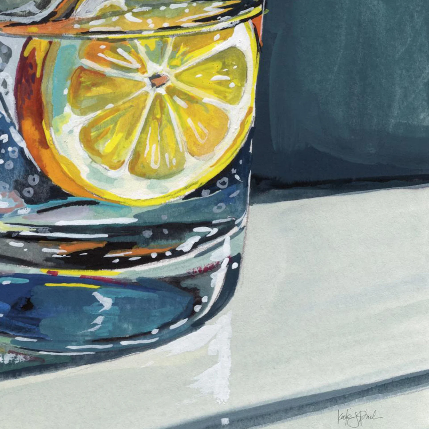 Clear Cocktail With Lemon - Image 11