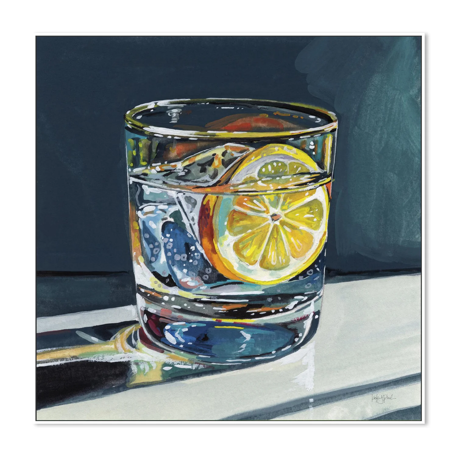Clear Cocktail With Lemon - Image 5