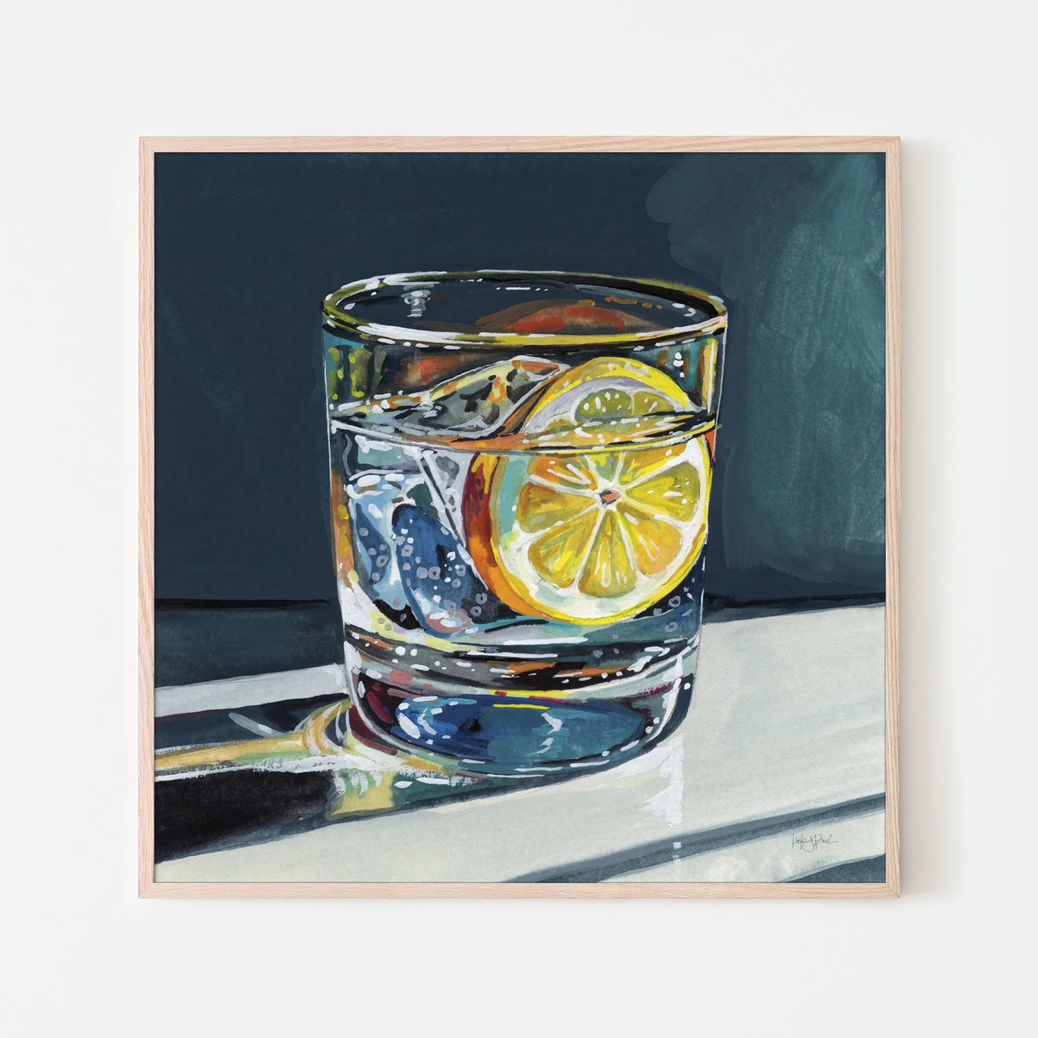 Clear Cocktail With Lemon - Image 6