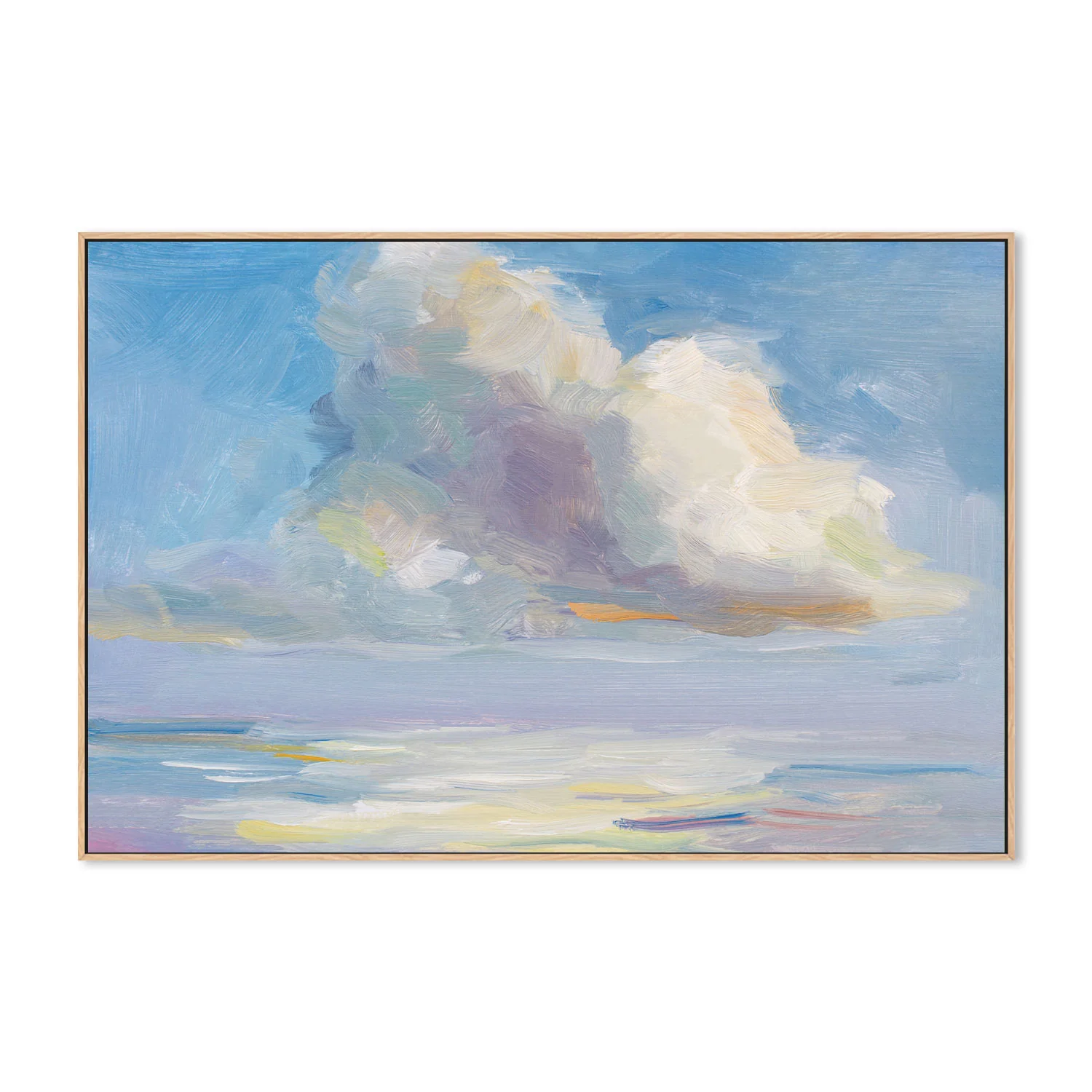Cloudy Day , Hand-painted Canvas - Image 4