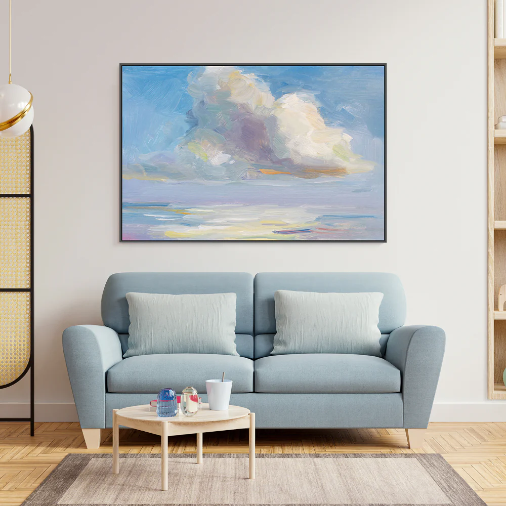 Cloudy Day , Hand-painted Canvas - Image 7