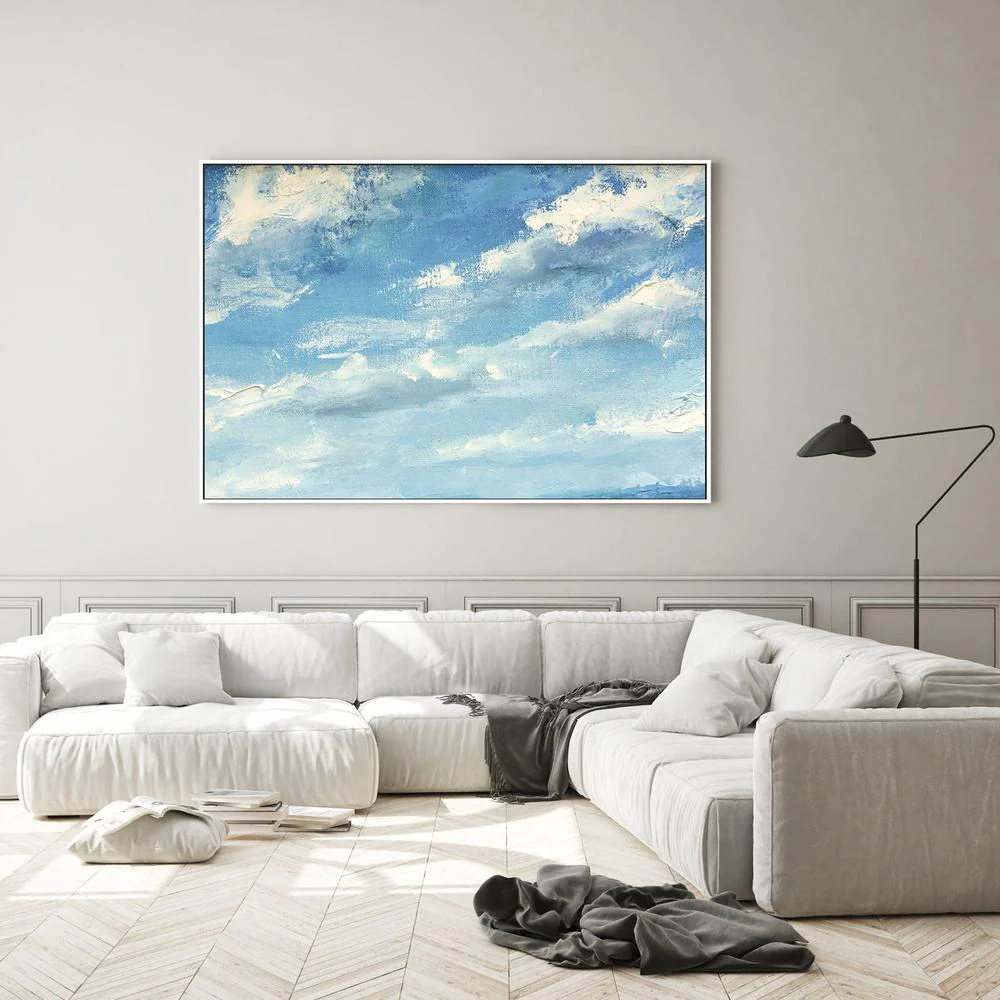 Cloudy Day, Style B, Hand-Painted Canvas - Image 7