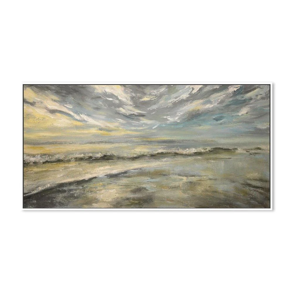Cloudy Sky , Hand-painted Canvas - Image 5