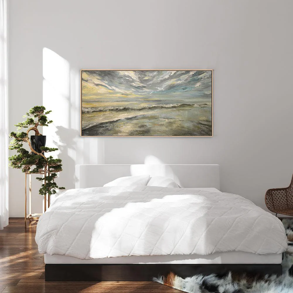 Cloudy Sky , Hand-painted Canvas - Image 6