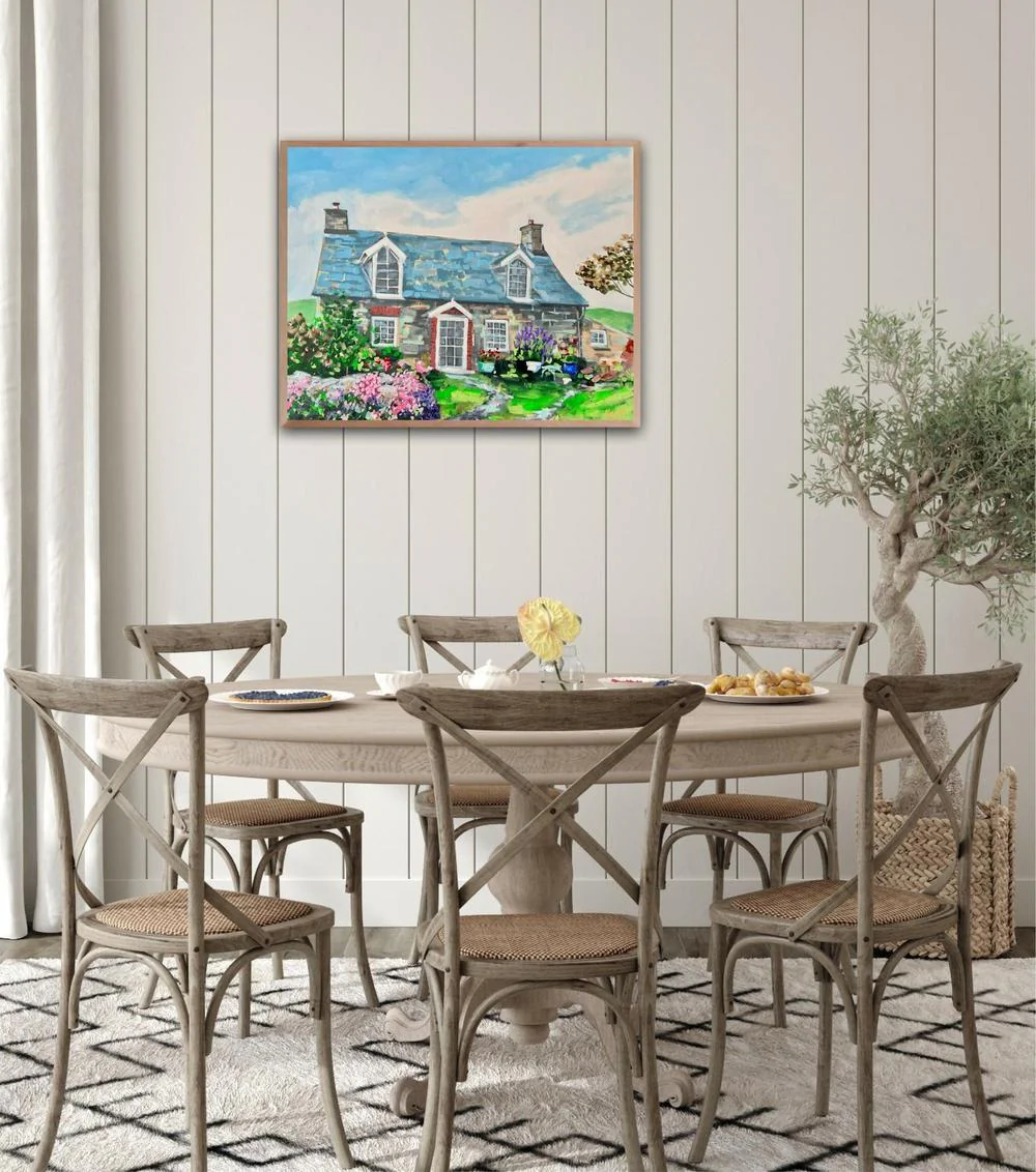 Coastal Cottage, Wales. Original painting by Meredith Howse. - Image 2