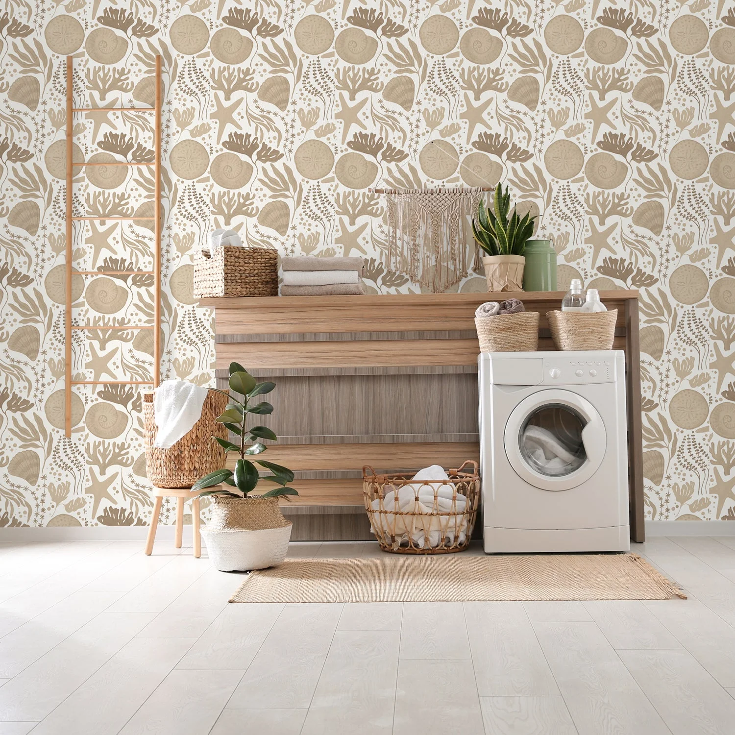 Coastal Currents Pattern, Style B, Wallpaper - Image 2