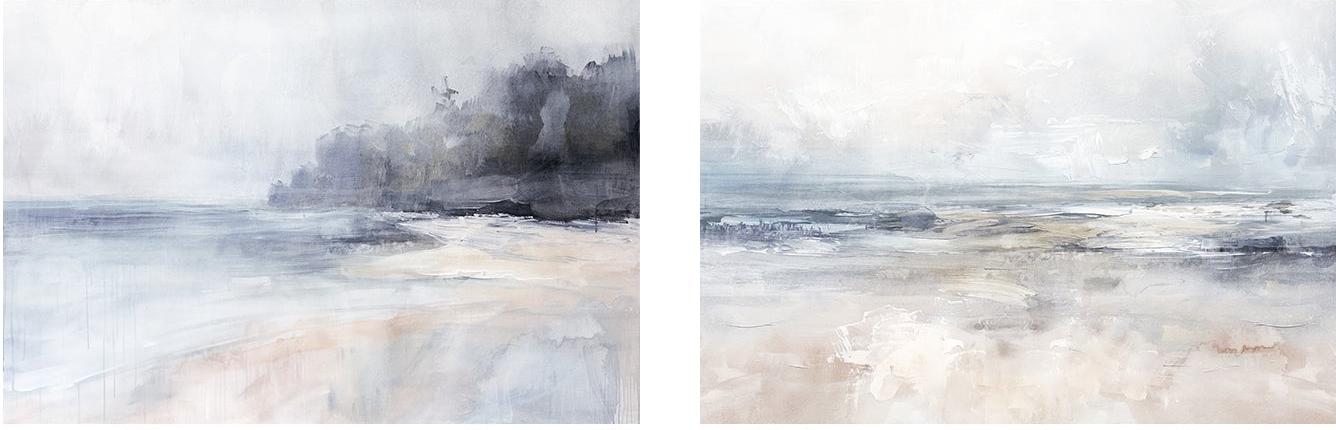 Coastal Fog, Set Of 2