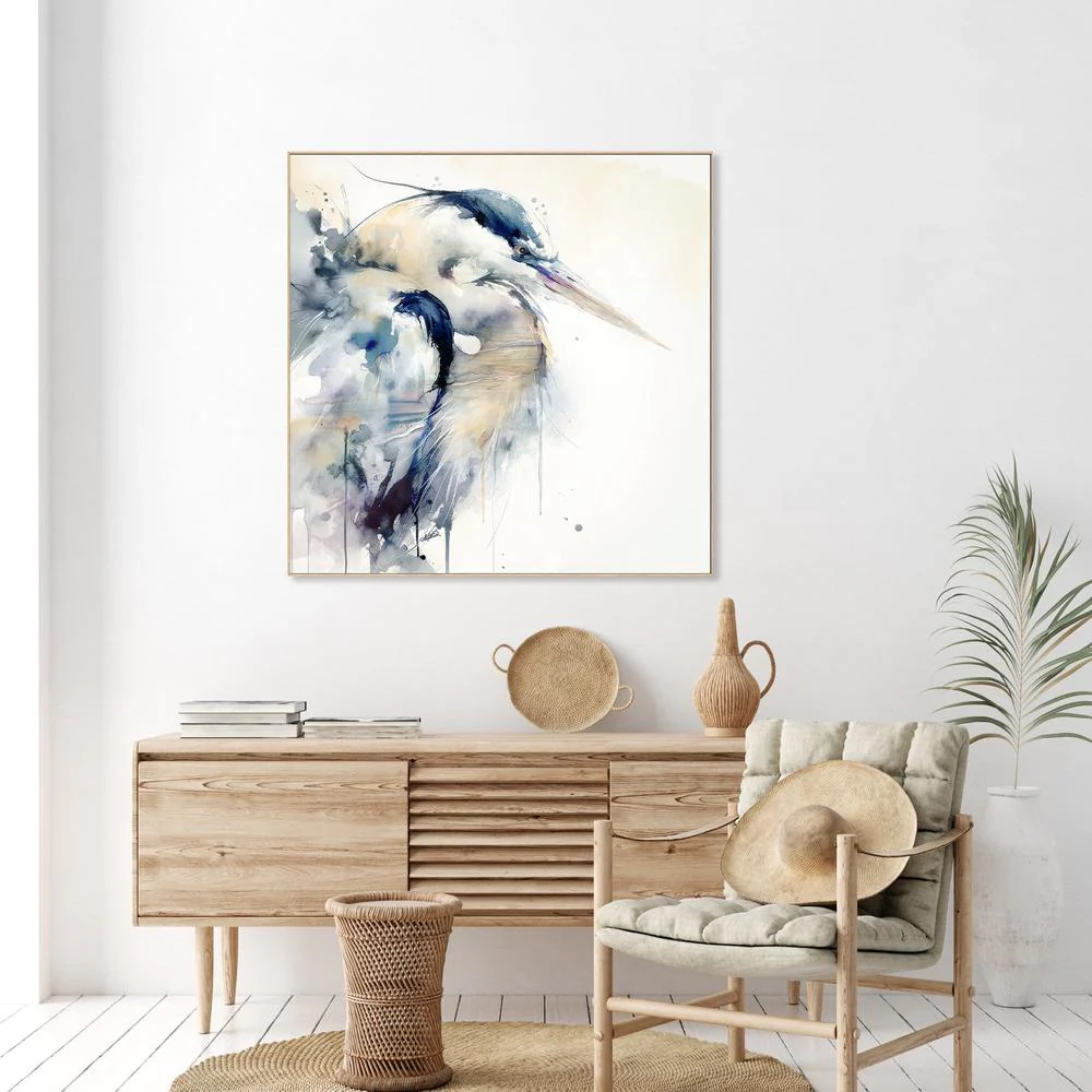 Coastal Serenity Blue Heron - Image 7
