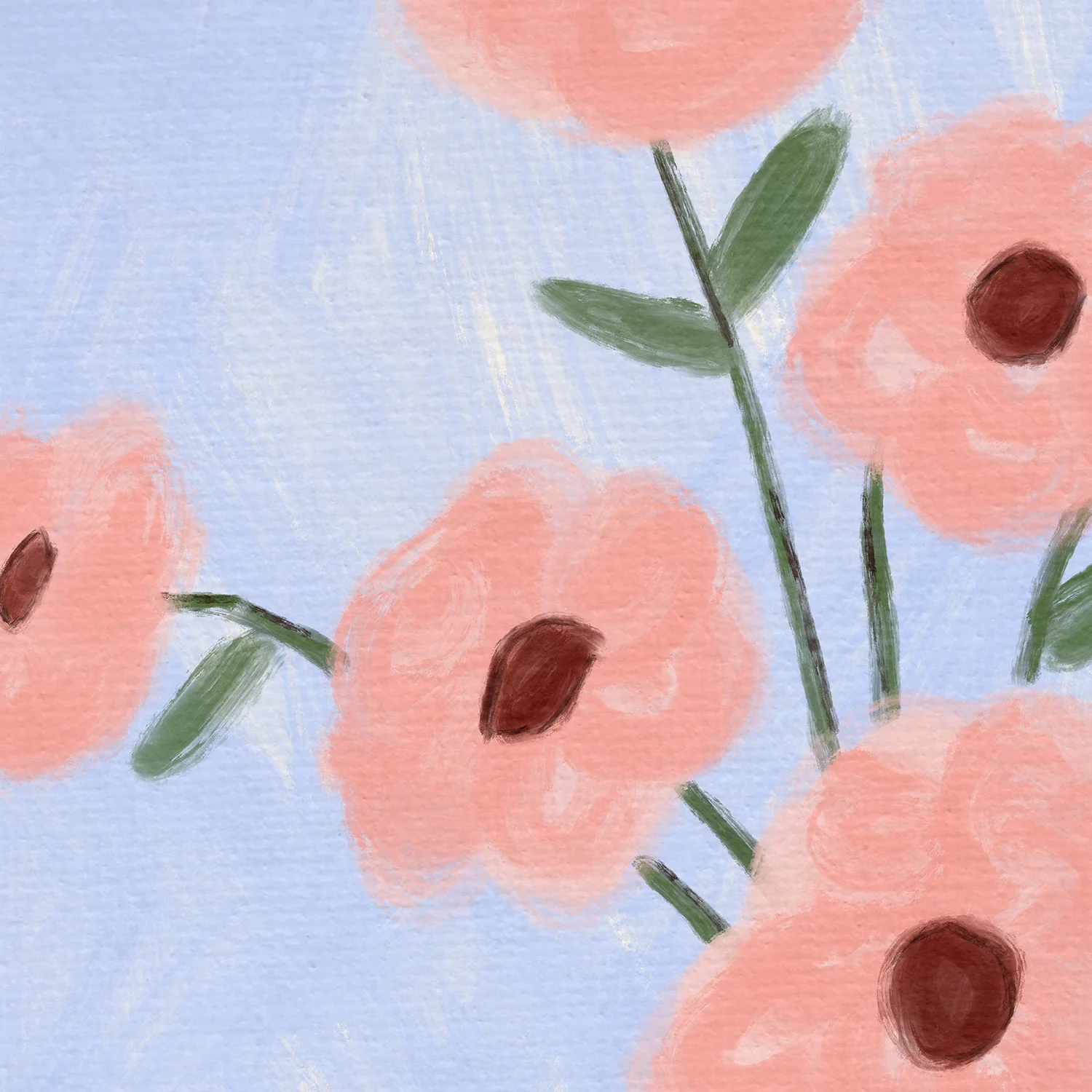 Coffee and Flowers Simple Still Life Painting - Image 10