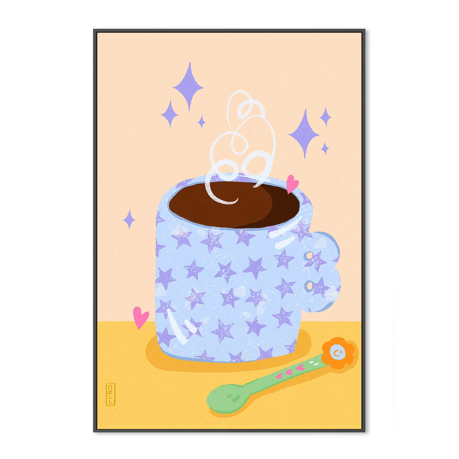 Coffee Time Retro Illustration - Image 3
