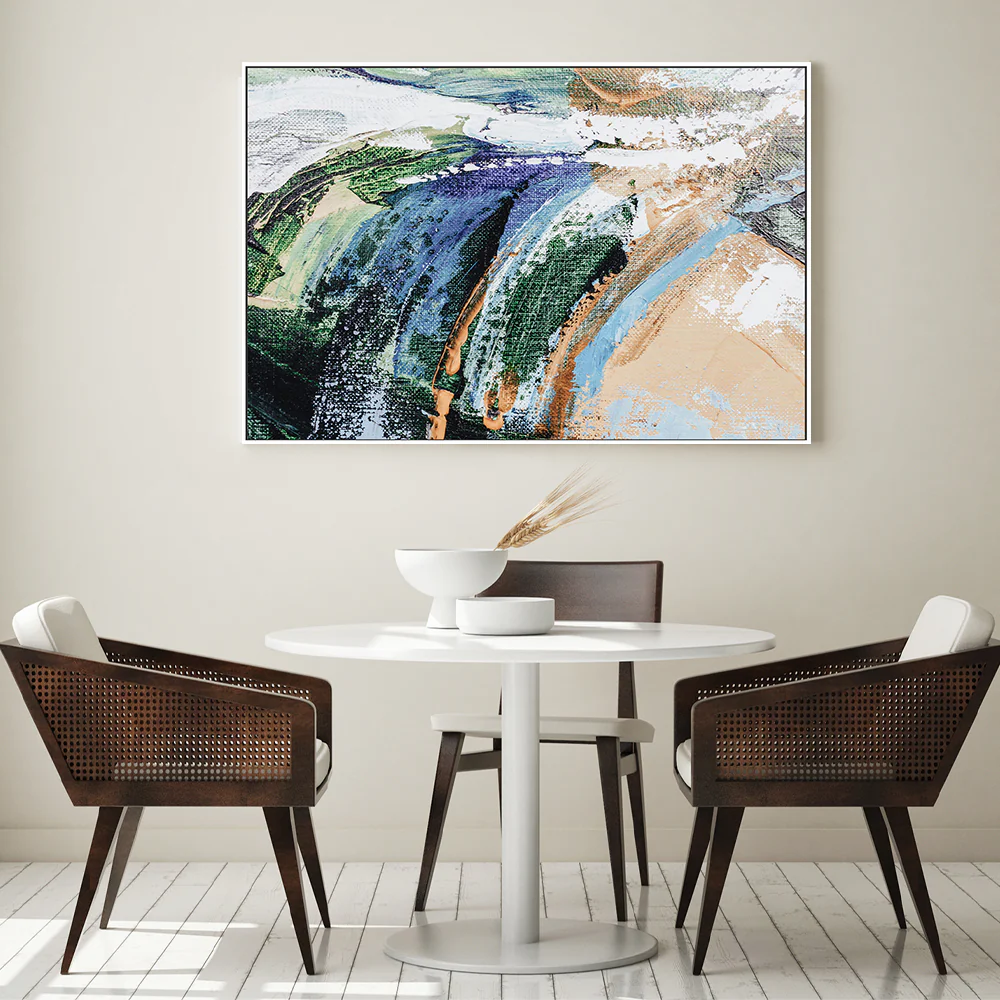 Collision of Colour, Style B, Hand-Painted Canvas - Image 2