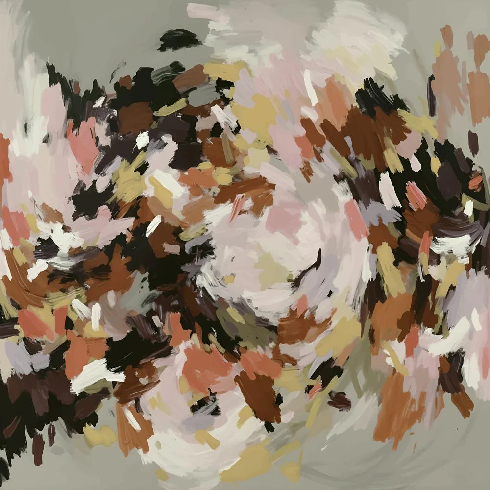 Colorful Abstract Swirl, Style A