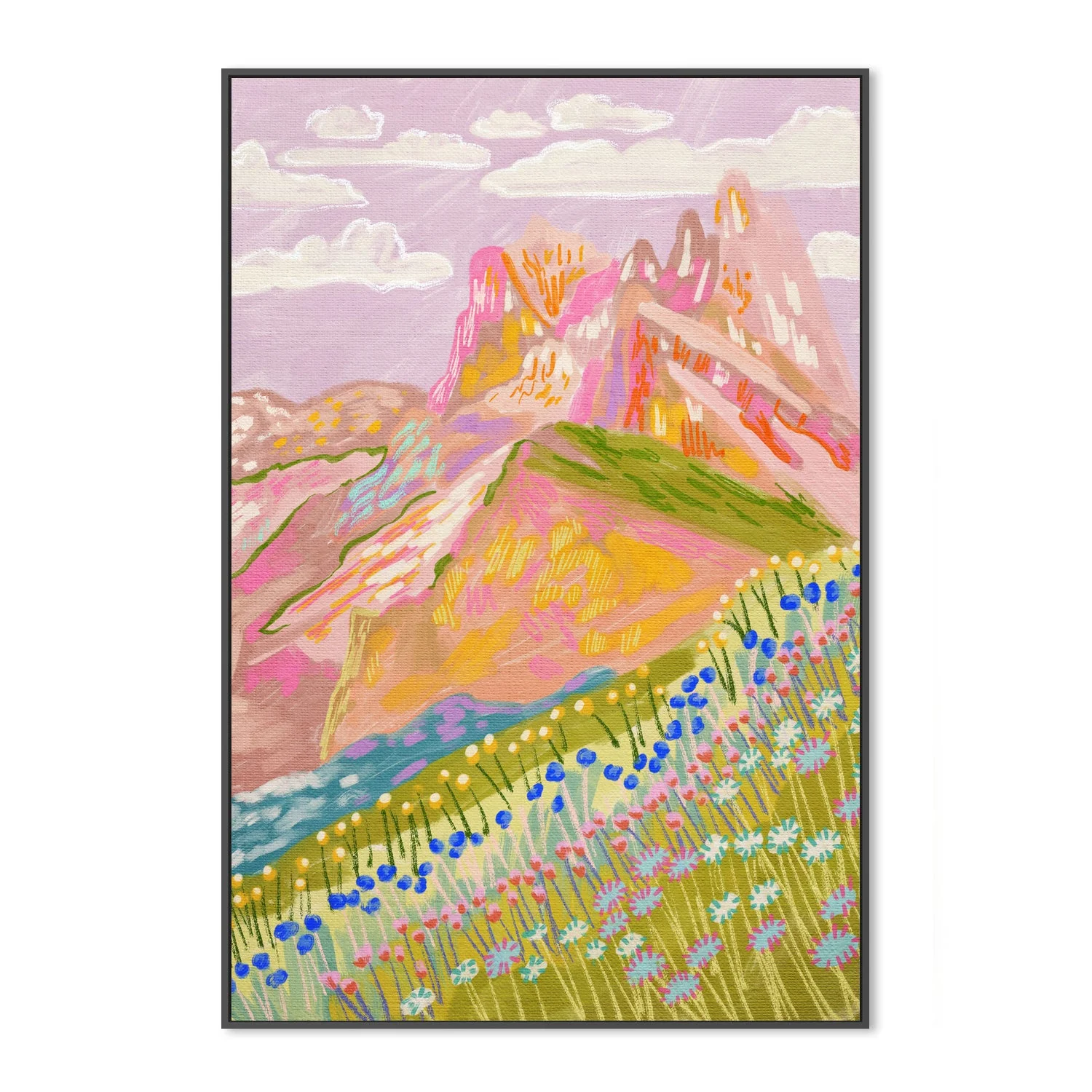 Colorful Mountain In Winter - Image 3