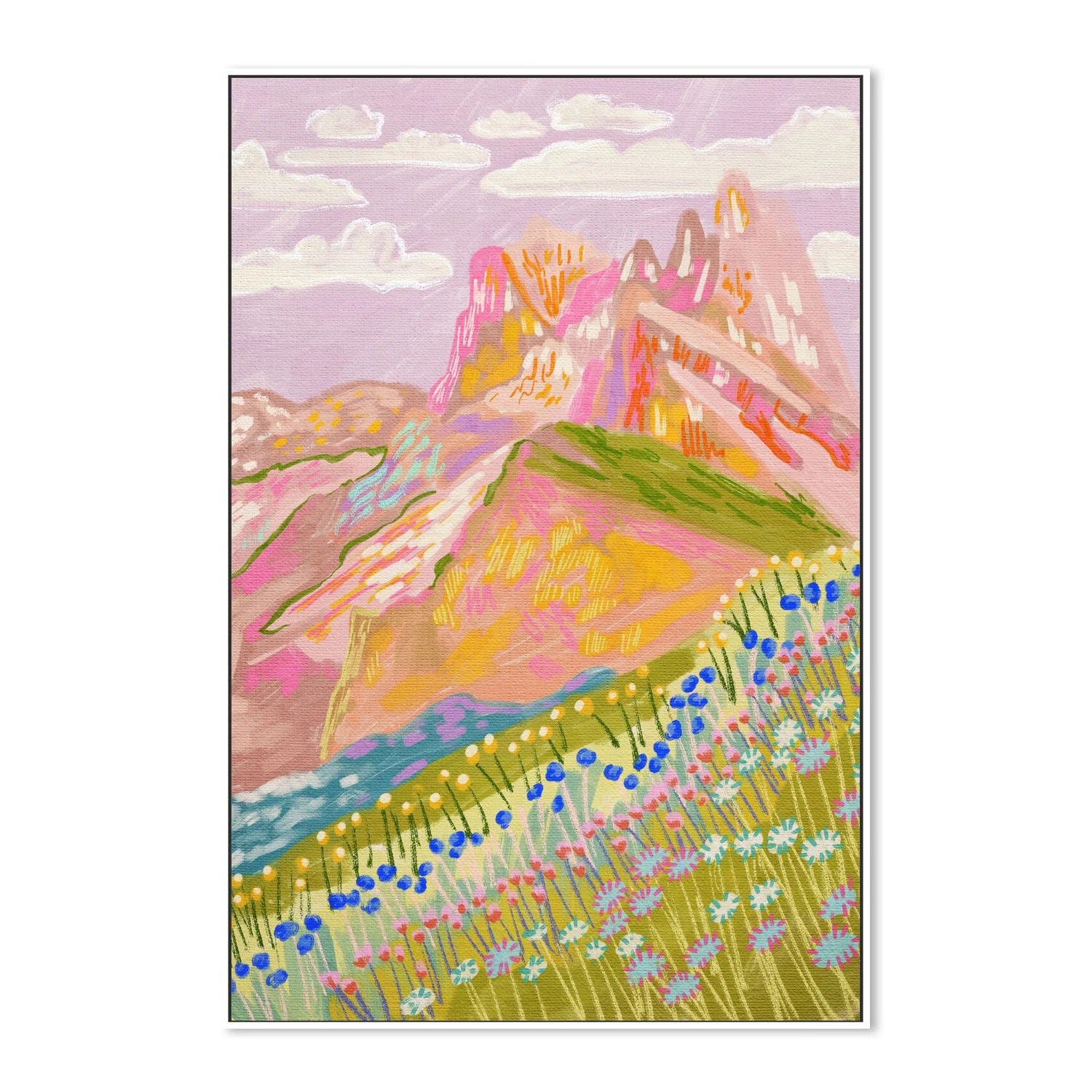 Colorful Mountain In Winter - Image 5