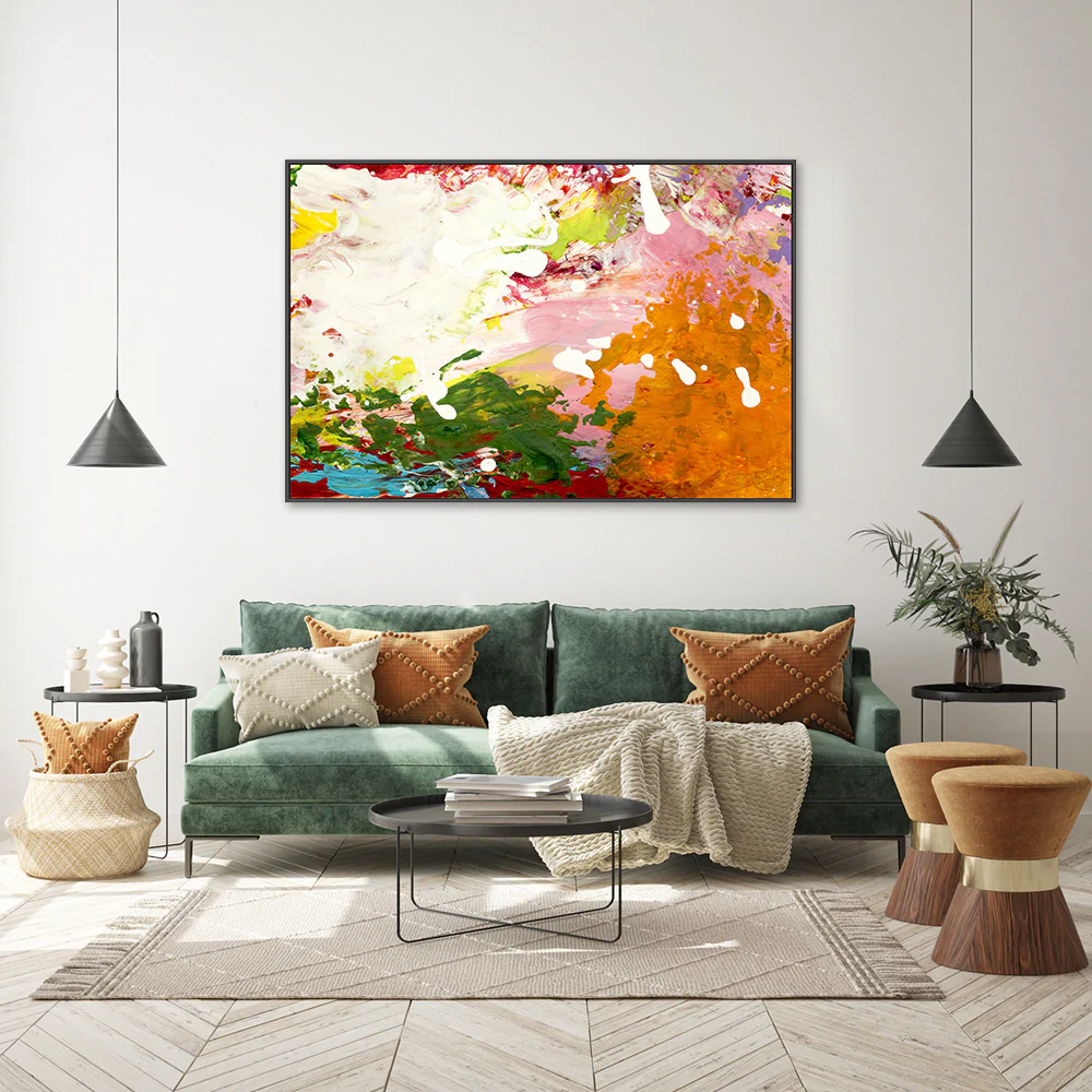 Colour Disarray , Hand-Painted Canvas - Image 2