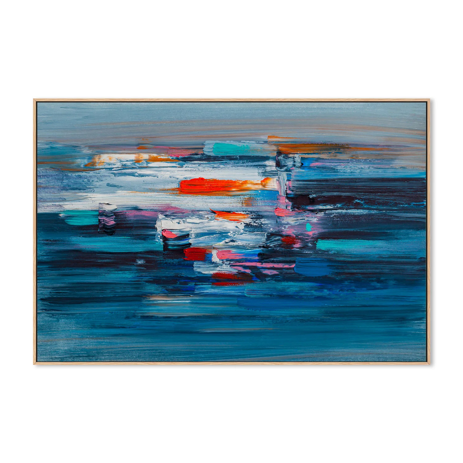 Colour Drift , Hand-Painted Canvas - Image 4