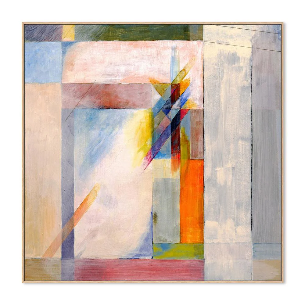 Coloured Angles, Style E, Hand-Painted Canvas - Image 4