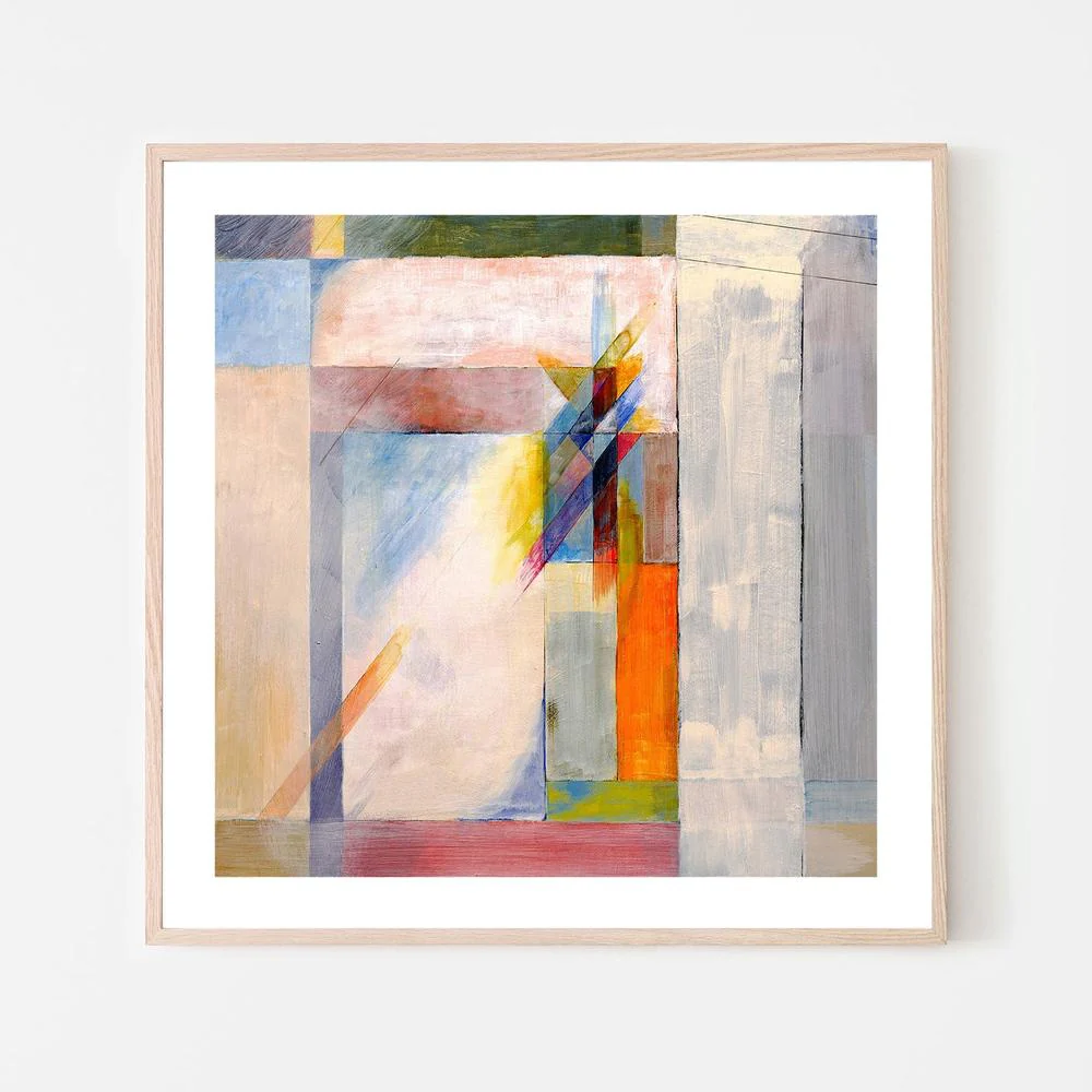 Coloured Angles, Style E, Hand-Painted Canvas - Image 6
