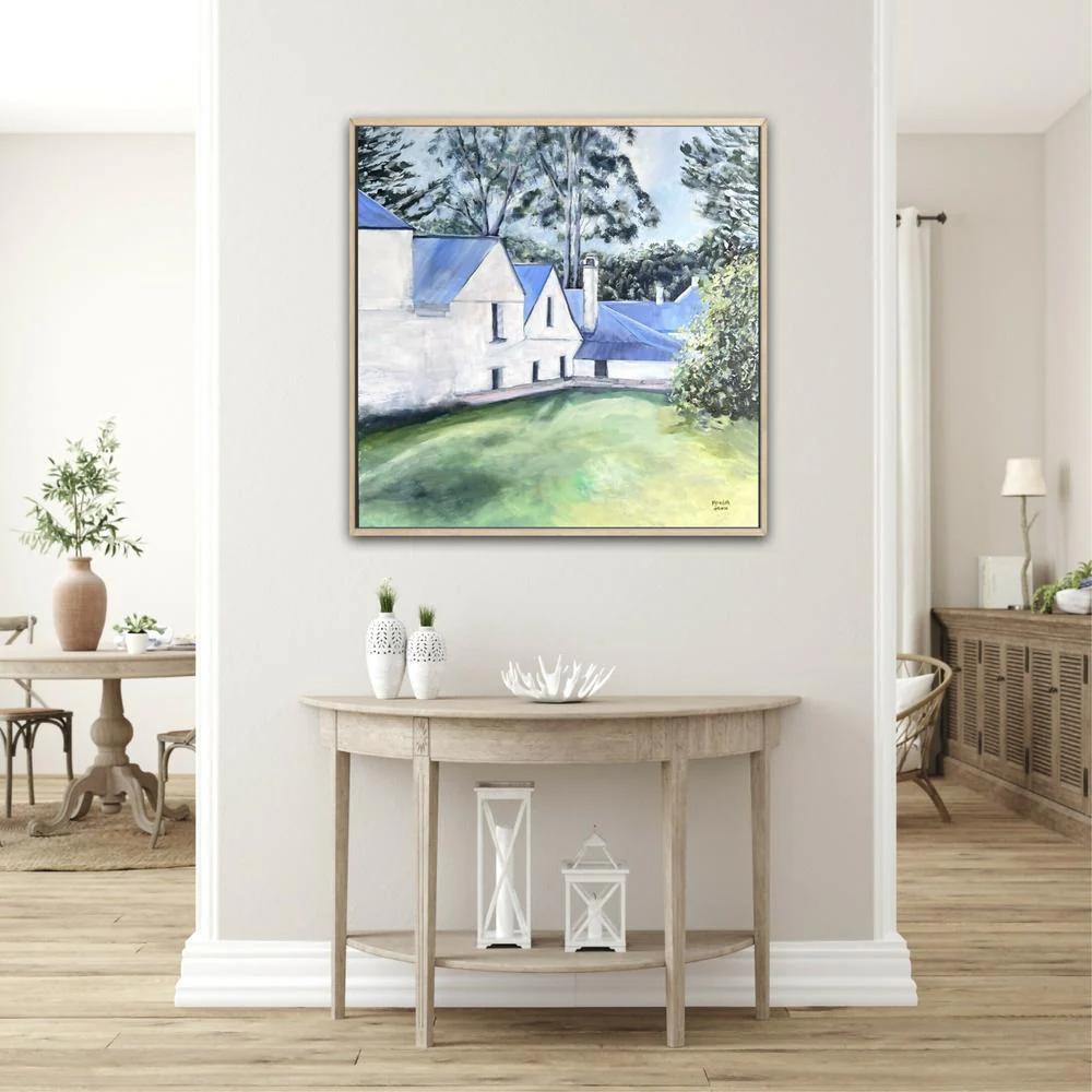 Commandants House. Original hand-painted artwork by Meredith Howse. - Image 10