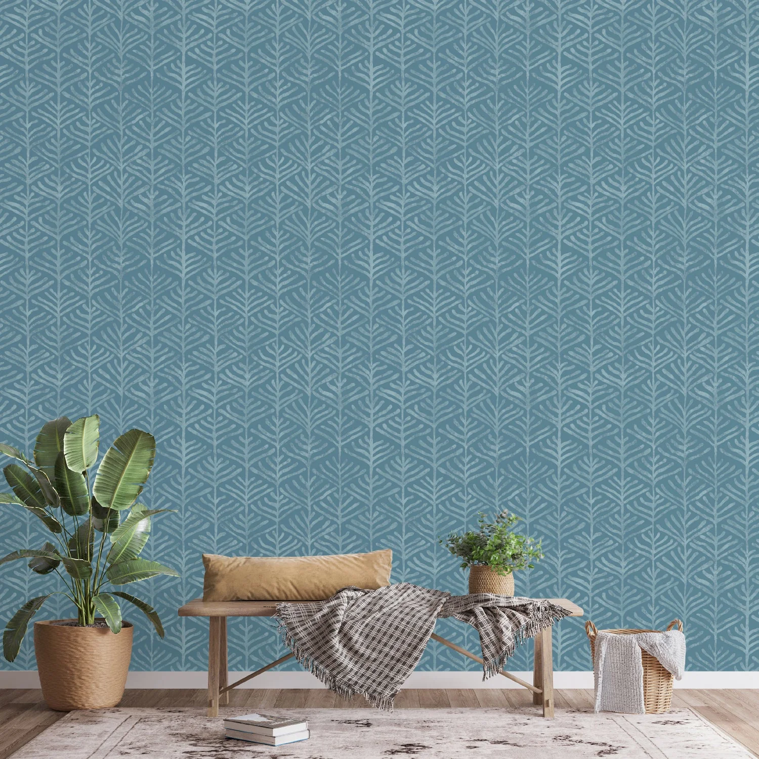 Coral Sea Shades Of Blue, Wallpaper - Image 2