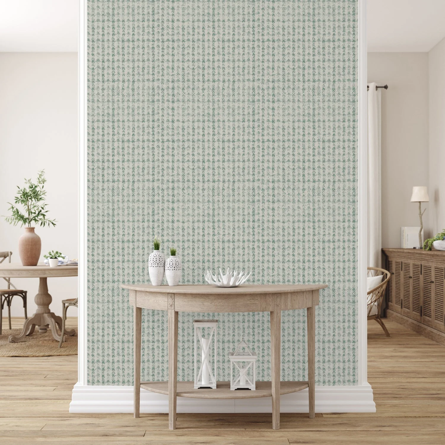 Cosy Tweed Teal, Wallpaper - Image 2