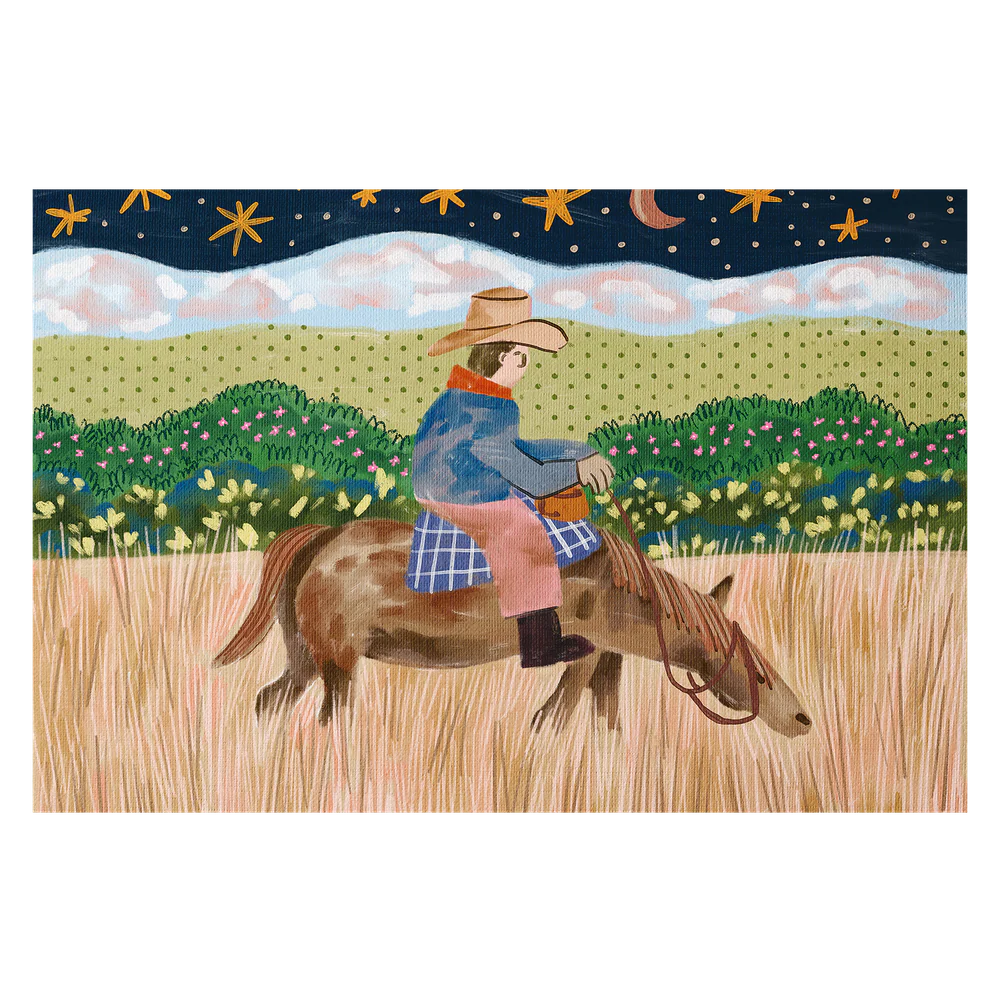 Cowboy Riding A Horse - Image 3