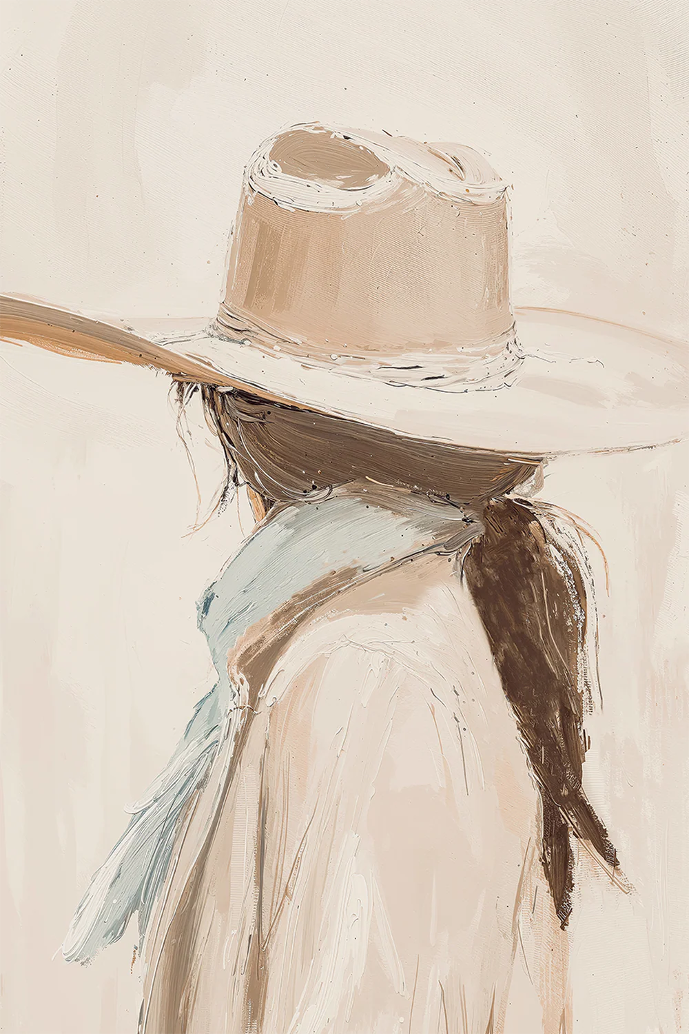 Cowgirl, Brown Tones