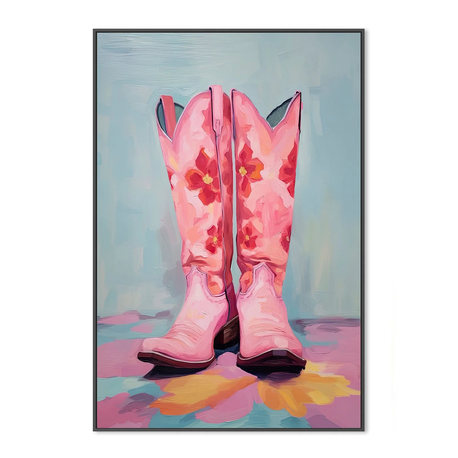 Cowgirl's Pink Boots - Image 3