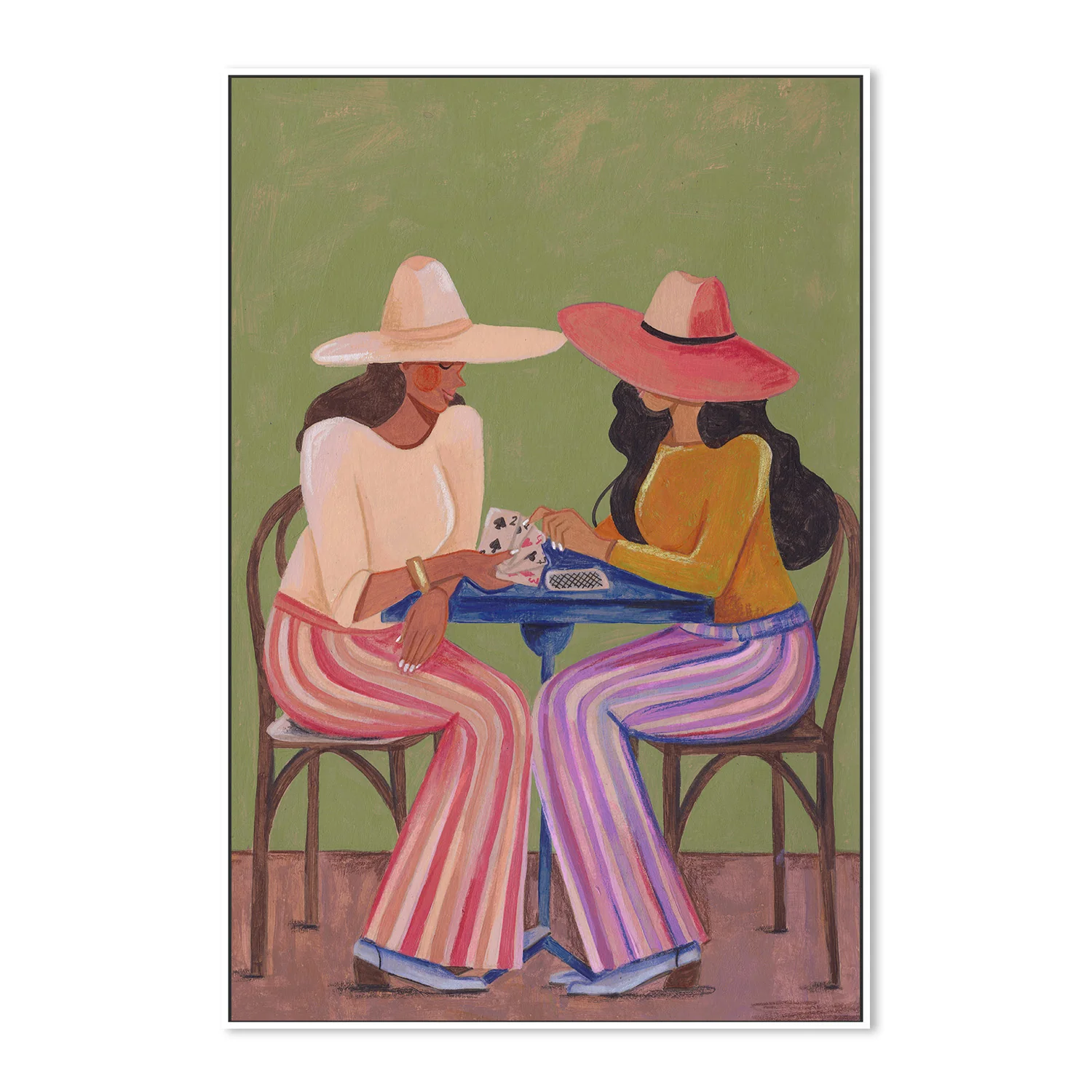 Cowgirls playing cards - Image 5
