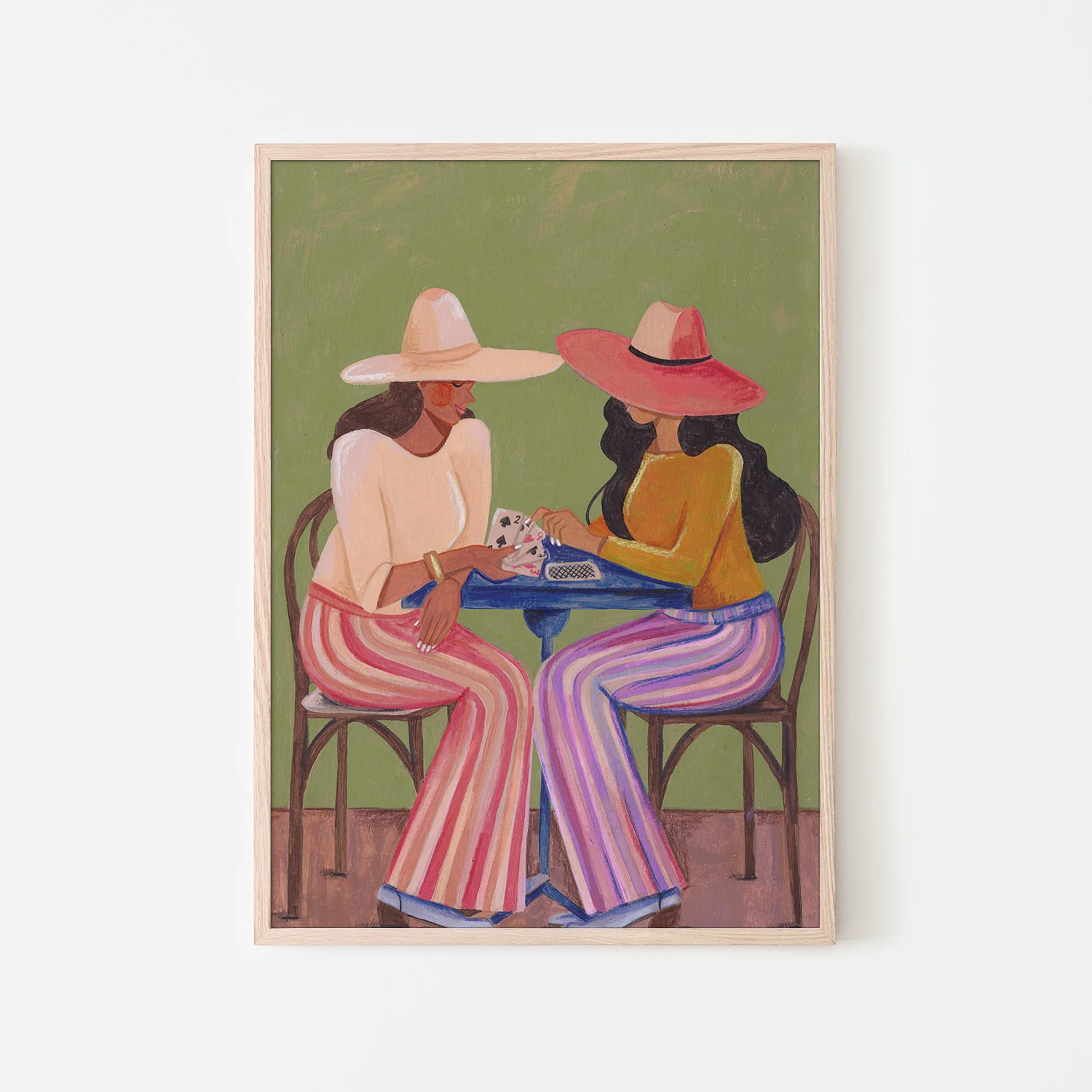 Cowgirls playing cards - Image 6