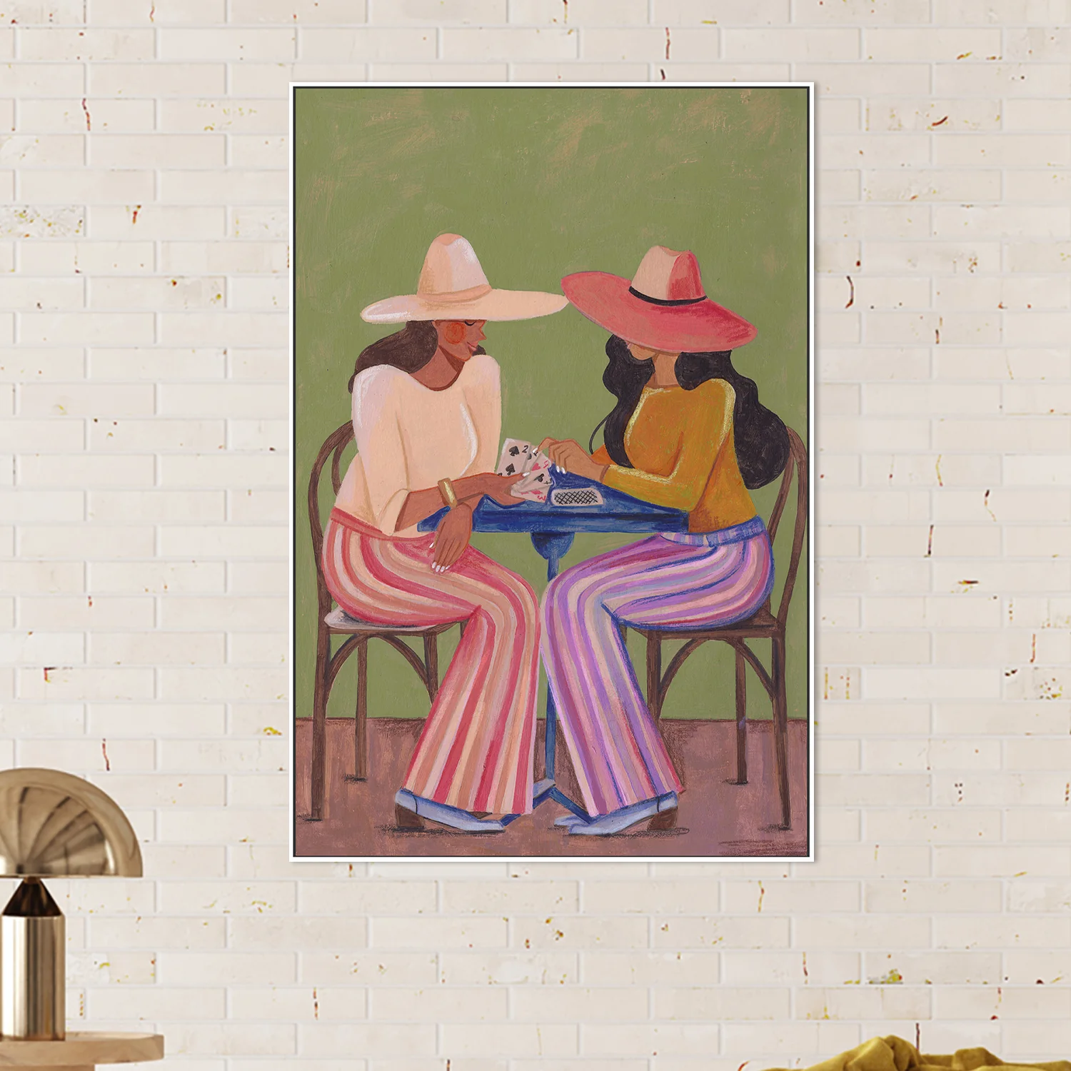 Cowgirls playing cards - Image 7