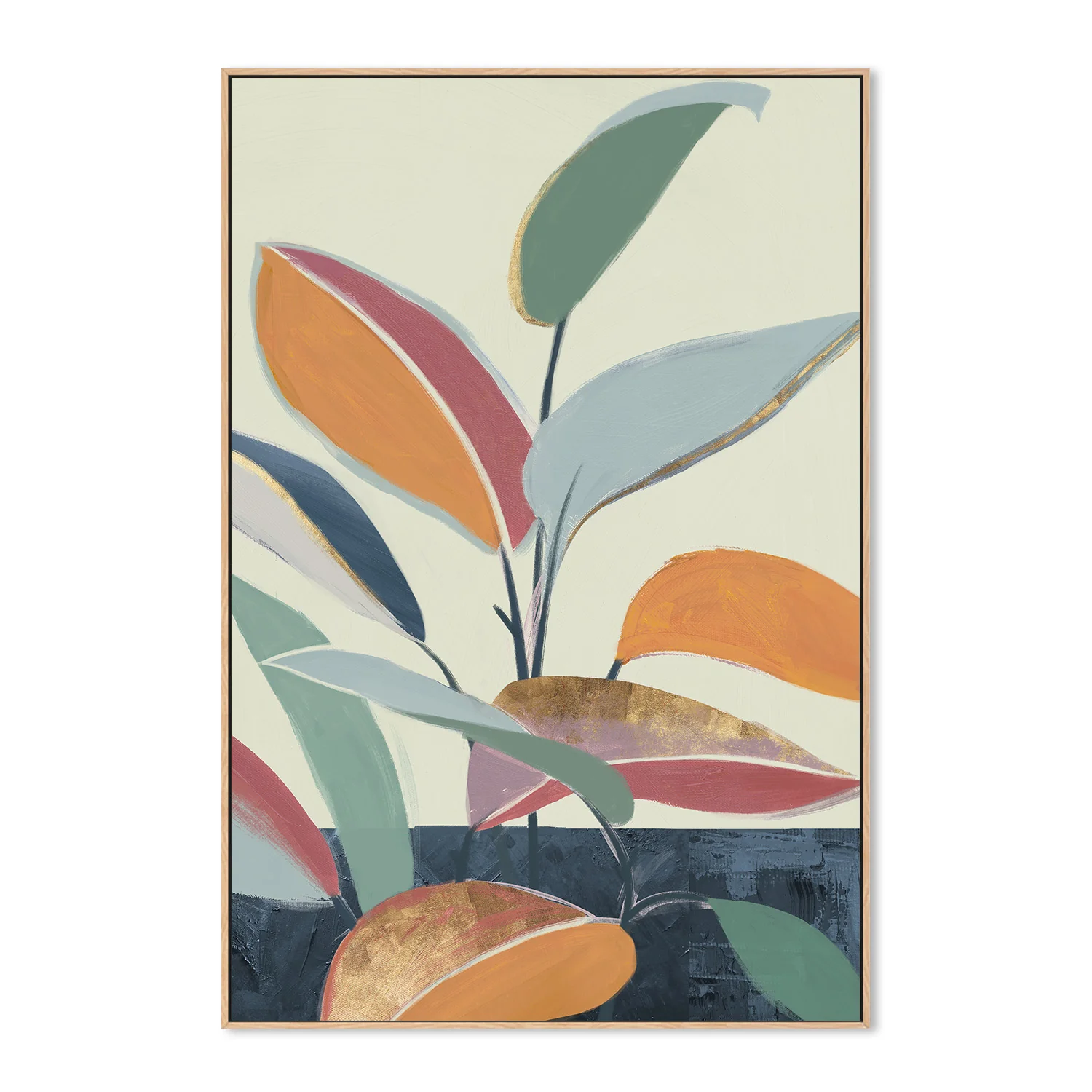 Colourful Orange Leaves, Style B - Image 4