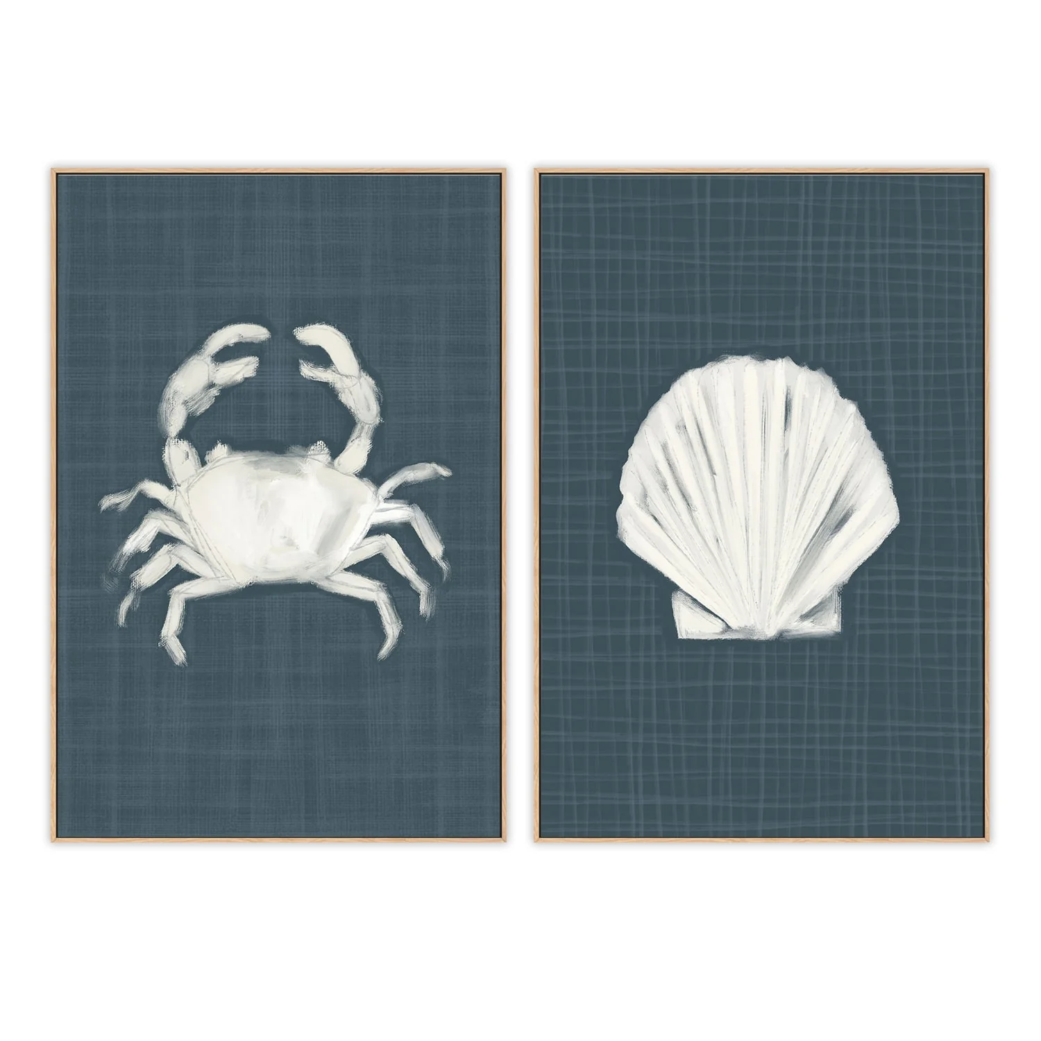 Crab And Blue Seashell , Set Of 2 - Image 4