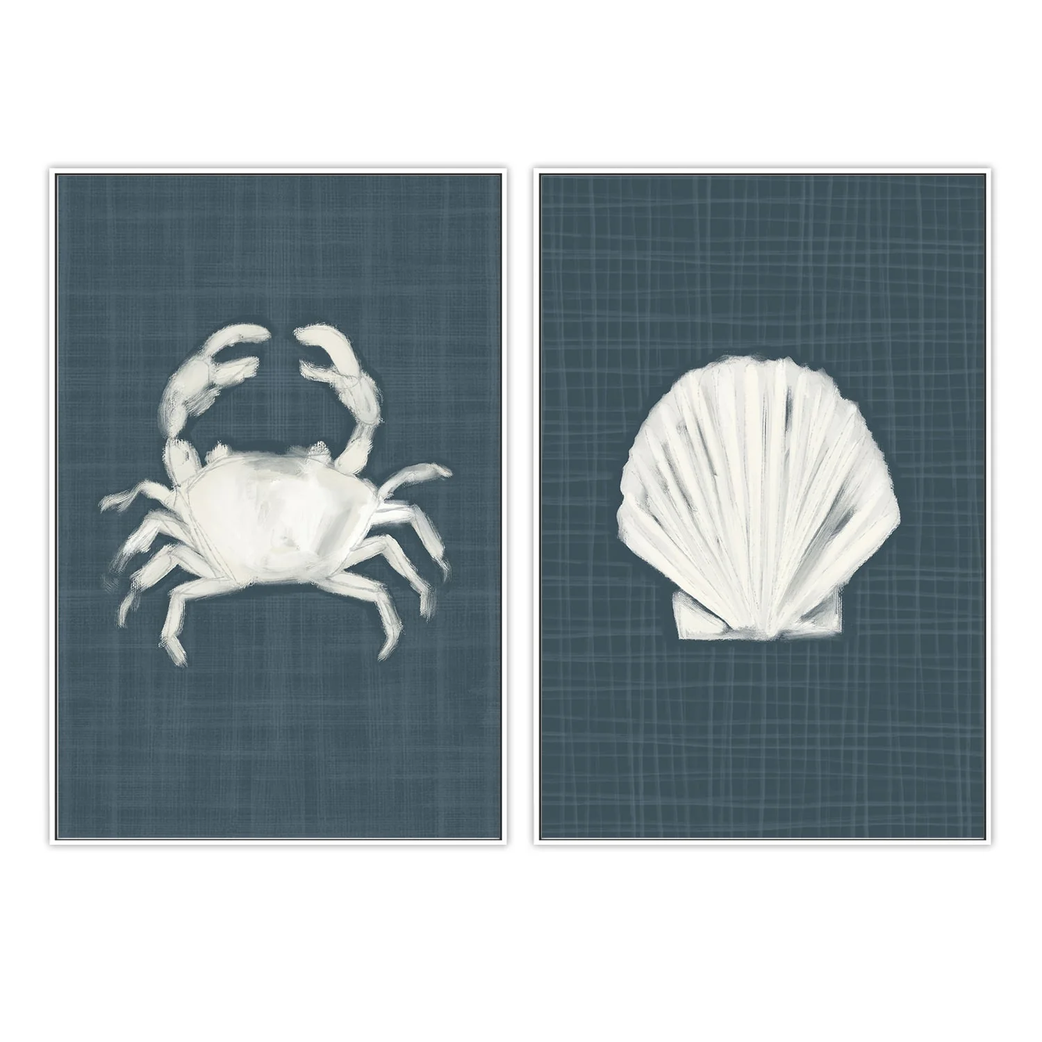 Crab And Blue Seashell , Set Of 2 - Image 5
