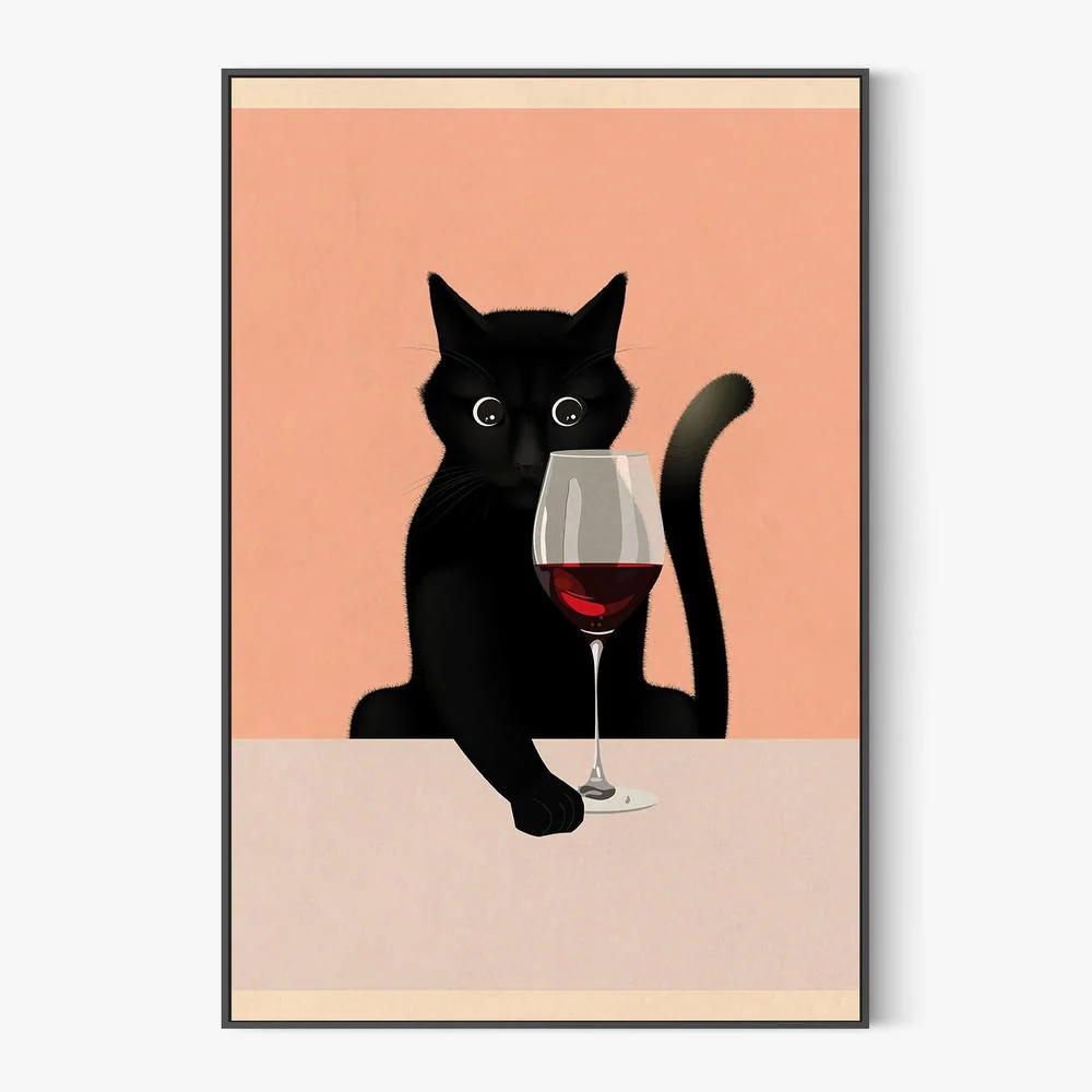 Curious Black Cat - Image 3