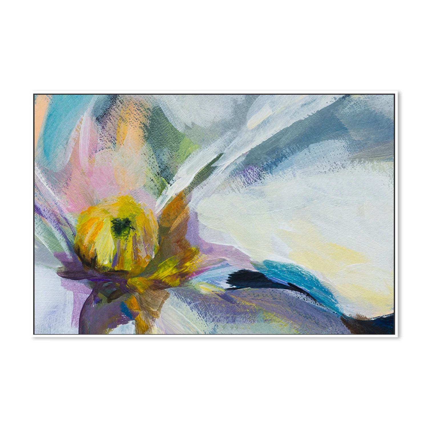 Daisy Centre, Style B , Hand-painted Canvas - Image 5
