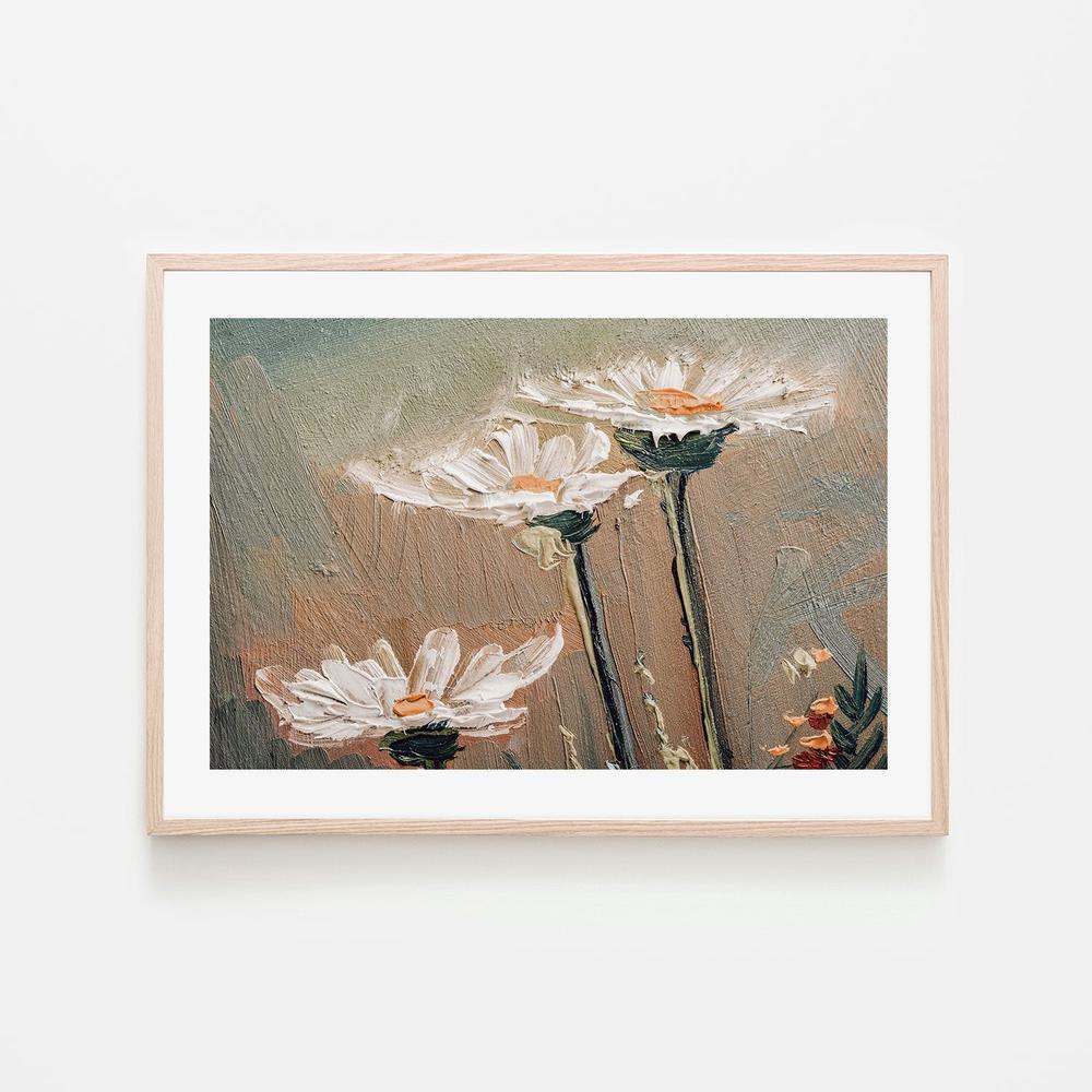 Daisy Gaze, Hand-Painted Canvas - Image 6
