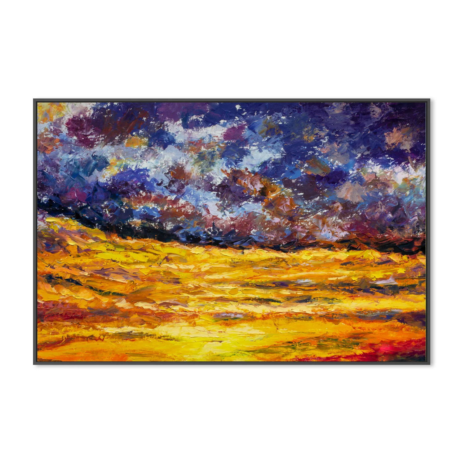 Day and Night, Hand-Painted Canvas - Image 3