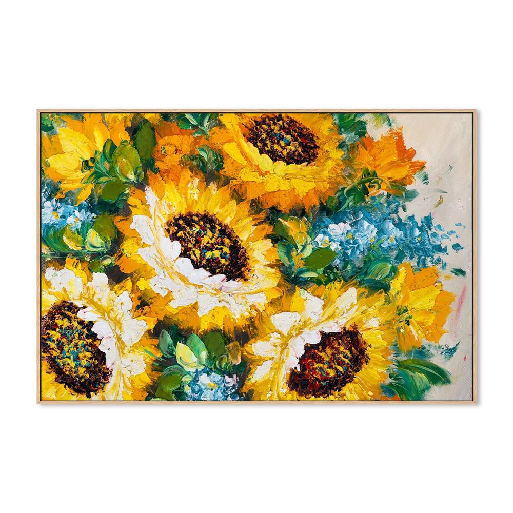 Daylight Daisies, Hand-Painted Canvas - Image 4