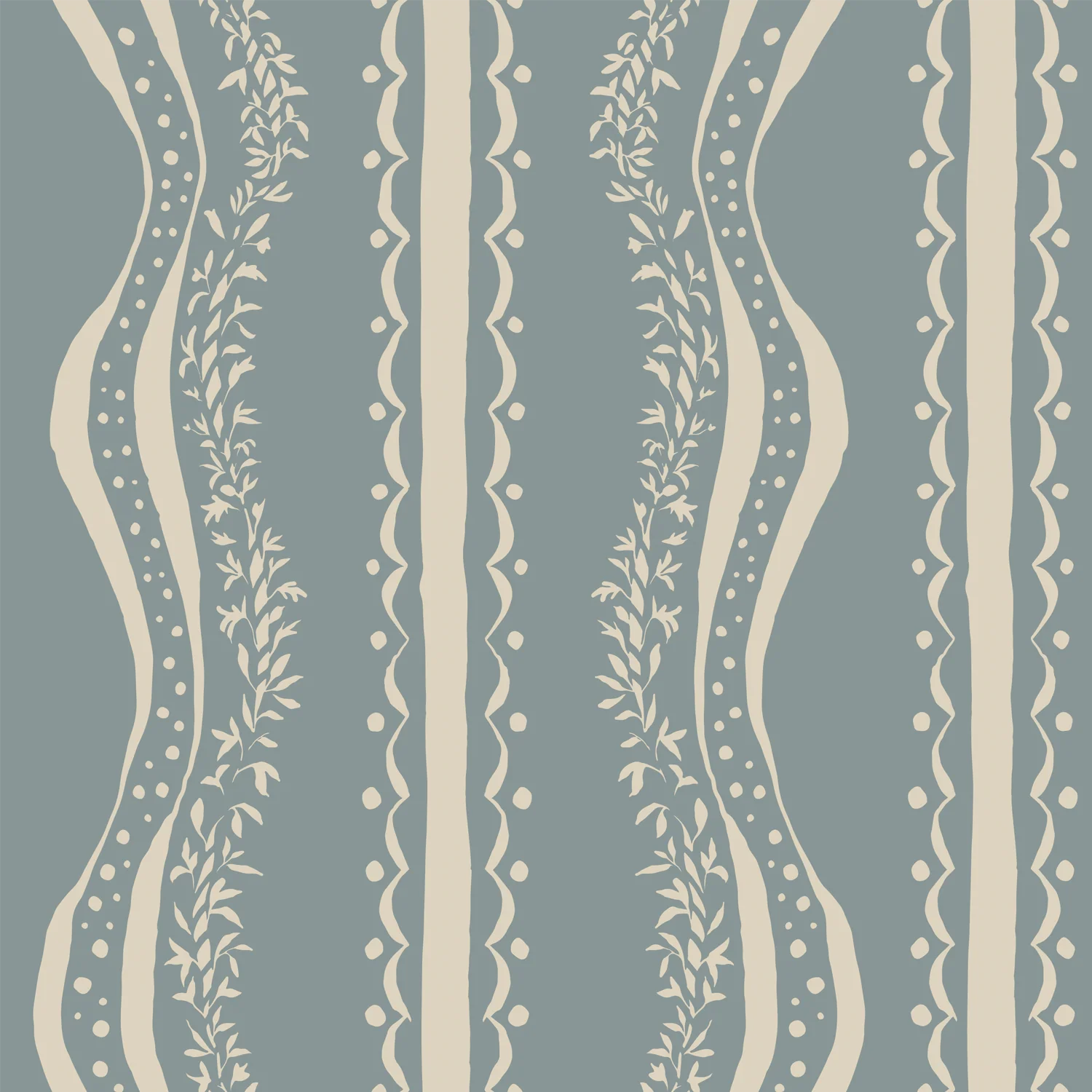 Decorative Waves Steel, Wallpaper - Image 3
